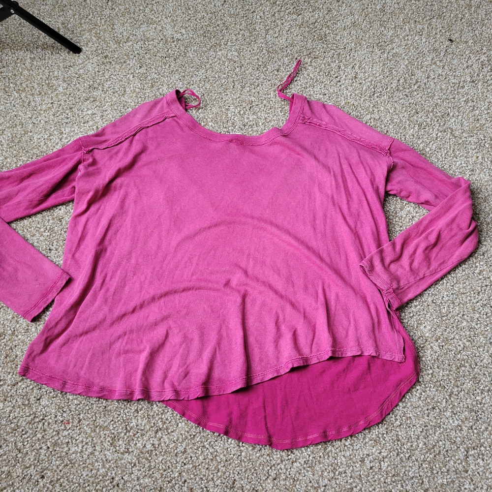 We The Free Pink Ruffled Blouse - Picture 8 of 11